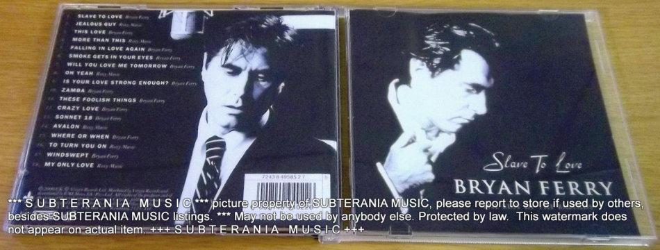 Pop Bryan Ferry Slave To Love The Best Of The Ballads Shelf G