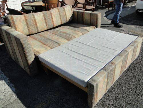 Couches Chairs Beautiful 2 Seater Brown Floral Sofa Bed