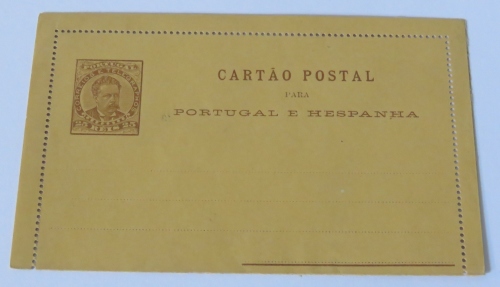 Pre Franked Portugal letter card - Unused and scarce