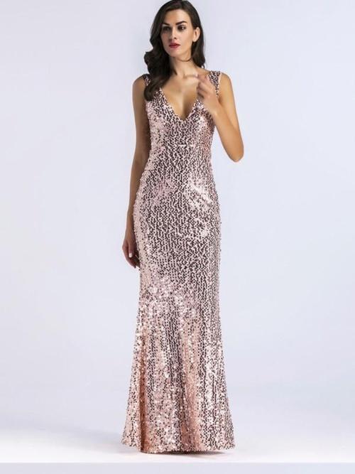 Sexy Gold Dress