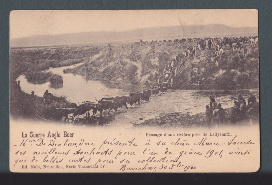 Anglo Boer War Postcard "La Guerre Anglo Boer" 1900