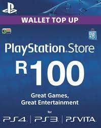 Online Memberships & Credit - R100 PLAYSTATION VOUCHER ...