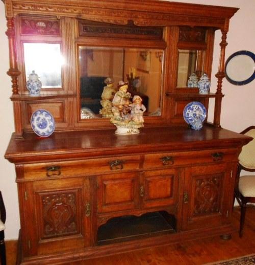 Dressers Large English Oak Carved Welsh Dresser Was Listed For