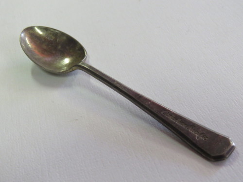 Vintage Canadian Pacific silverplated spoon by Mappin and Webb