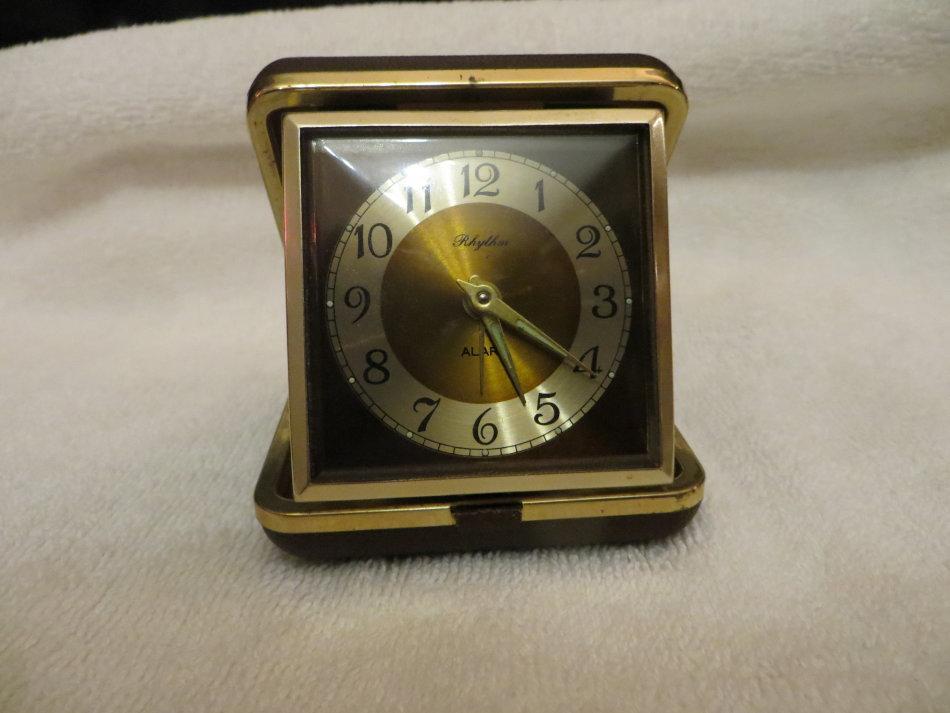 Alarm & Travel Clocks - Vintage Rhythm Alarm Clock - Working & in Very ...