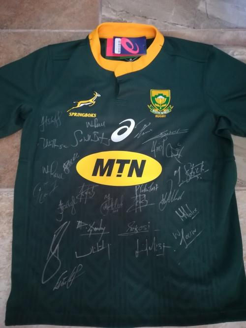 Sporting Memorabilia - Springbok 2018 Signed Rugby Jersey!!! was sold ...