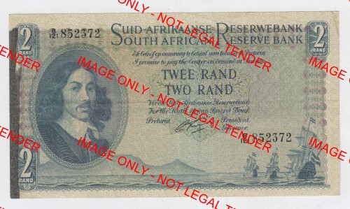 Rissik First Issue ERROR NOTE - UNCIRCULATED R2 with black print on left side - RARE 1962 error note