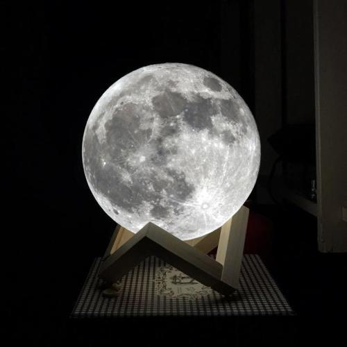 Desk Lamps MOON LAMP 13CM RECHARGEABLE COLOR ADJUSTABLE WITH STAND Was Listed For R190 00 On