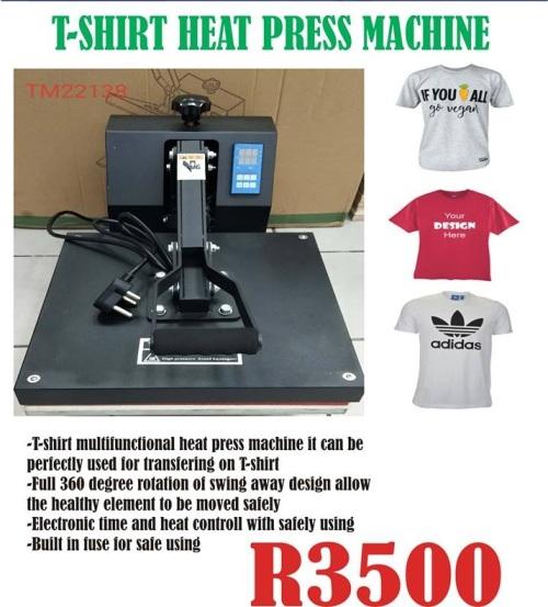 Other Crafts - T-SHIRT HEAT PRESS MACHINE was sold for R3,500.00 on 18 ...