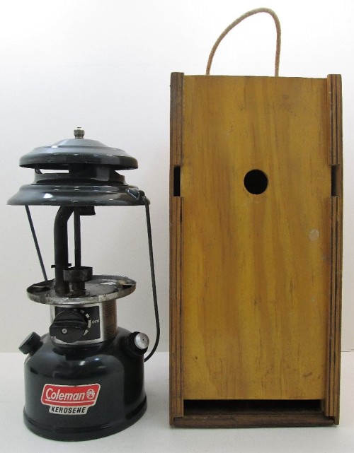 Coleman 214A700 Kerosene Lantern + Custom Made Box - NO GLASS