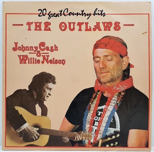 Johnny Cash & Willie Nelson - The Outlaws - Platinum DJ Series - DJPLAT R008 - SA Pressing