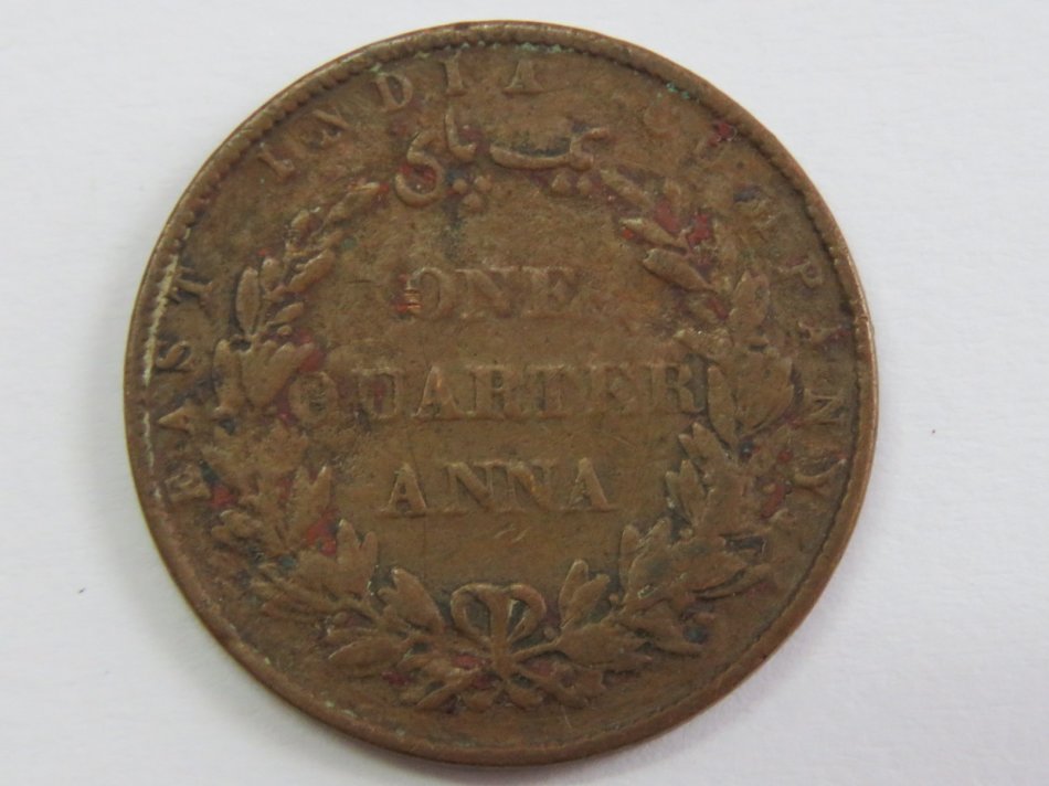 1858 East India Company Quarter Anna