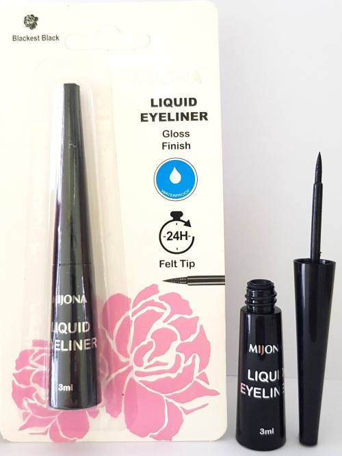 Mijona Liquid Eyeliner Black -Gloss Finish
