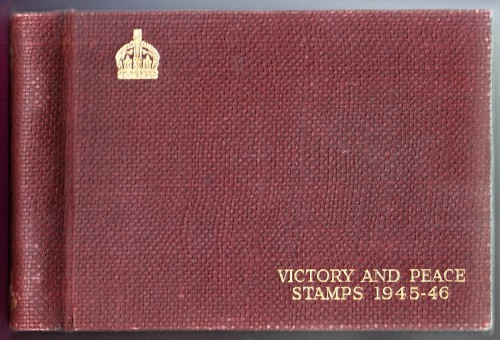 Victory and Peace - 1945 to 1946 - Album with Common and Unique Design Stamps