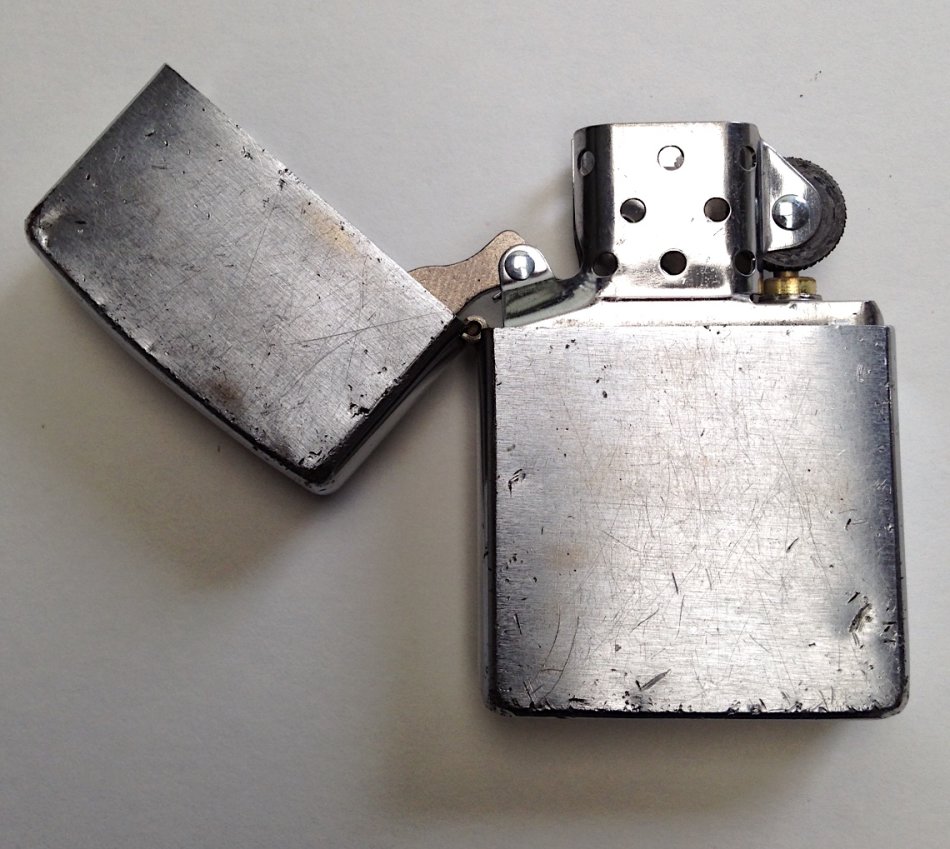  Zippo brushed steel lighter (XI)