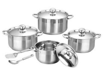 Image result for dolphin 10 piece Stainless Steel Cookware