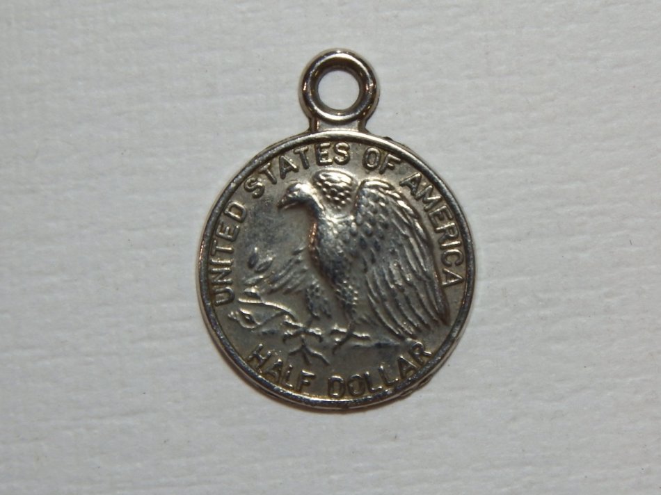 United States of America half dollar pendant - Small