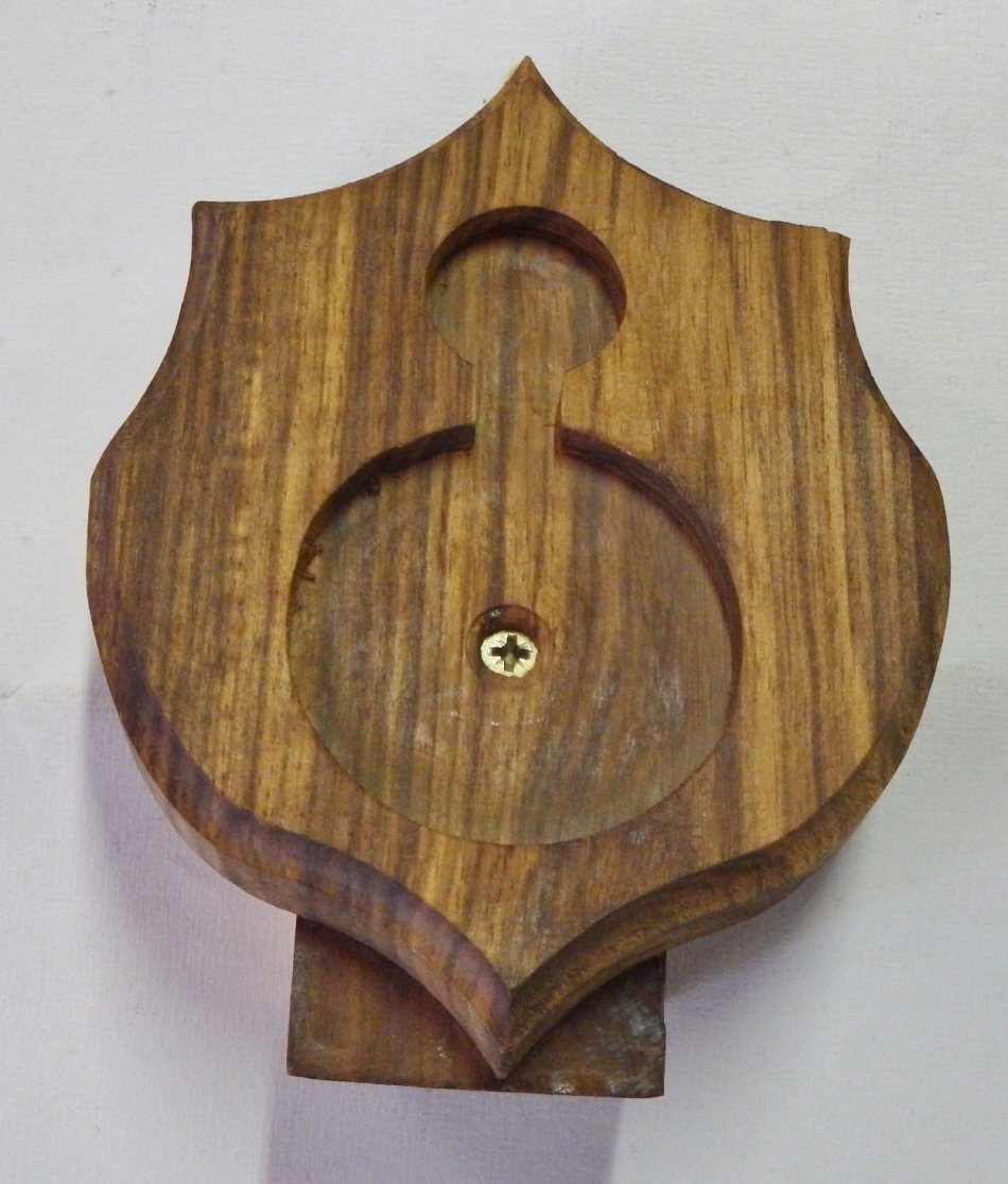 Handmade wooden stand for pocketwatch