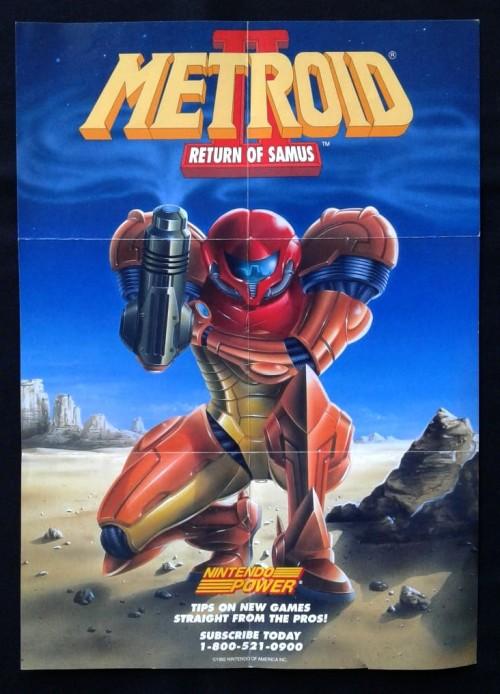 Other Merchandise - 1992 Nintendo Game Boy Metroid II Foldout Poster ...