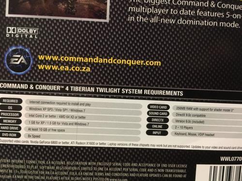 Pc Command And Conquer Red Alert 4 Tiberian Twilight - 