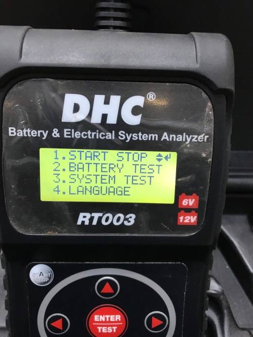 Other Charging & Starting Systems DHC DIGITAL BATTERY TESTER RT003