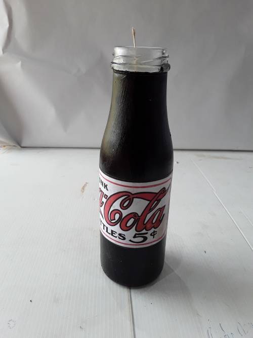 Other Antiques & Collectables COCA COLA CANDLE IN A BOTTLE(ONCE LIT