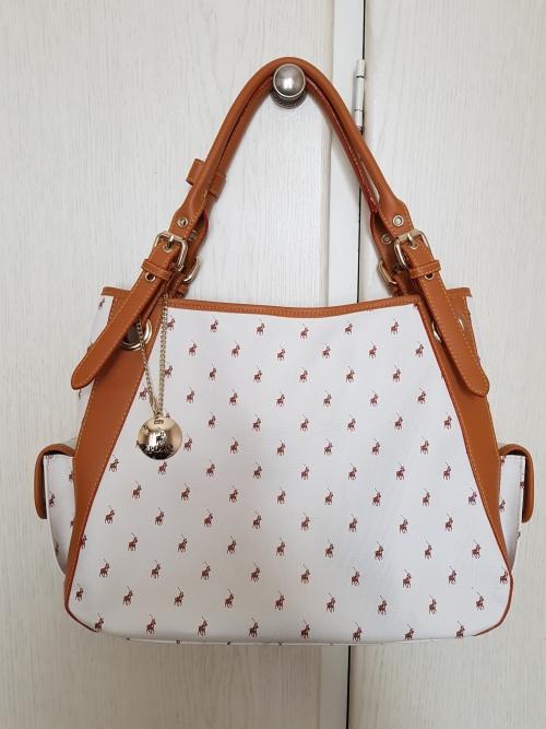 white polo purse