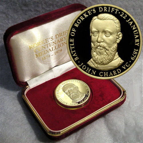 Commemorative Zulu War John Chard and Battle of Rorke's Drift