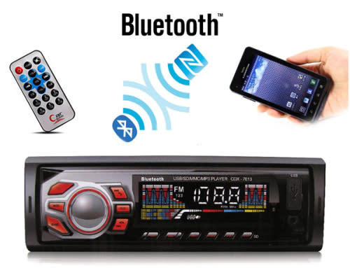 CDX-7613 - Kit Main Libre STEREO BLUETOOTH AUTORADIO FM AUTO LETTORE MP3 USB