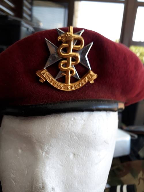South African Army South Africa Army Medics Beret Complete was sold