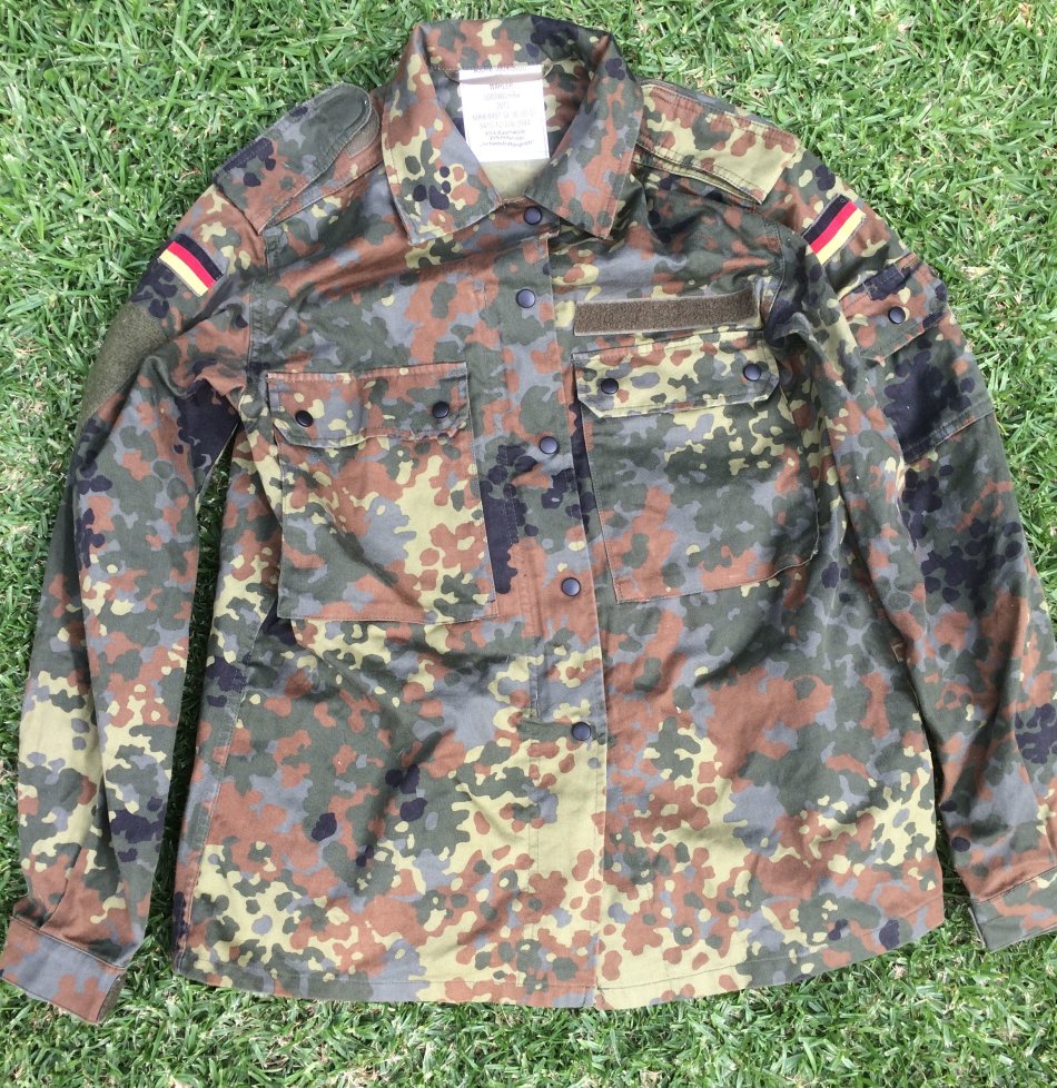 Uniforms - Original German Army Bundeswehr camo Shirt size s (D3/49 ...