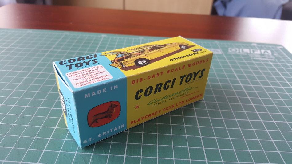 REPRO BOX CORGI n 436 CITROEN ID 19 Safari
