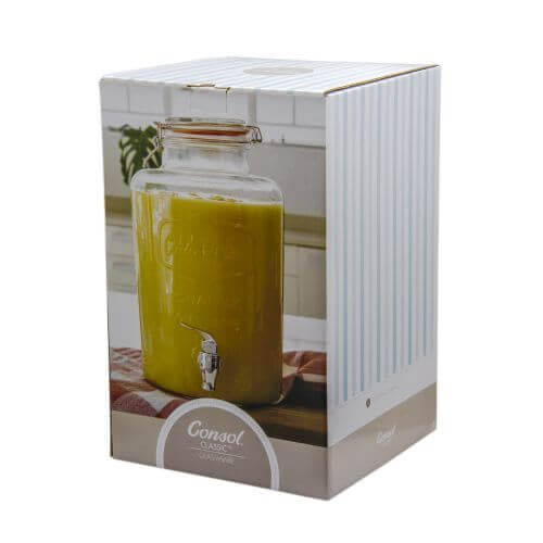 Soft Drinks Consol Beverage Dispenser Clip Top Lid 7.5 Litre for sale