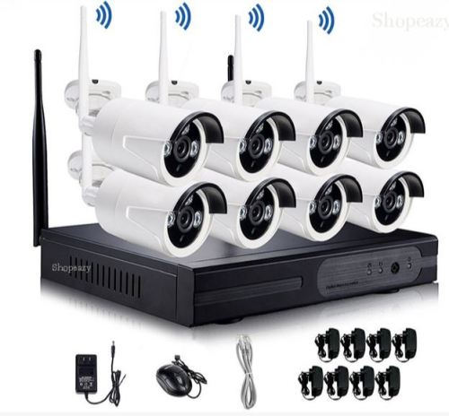 8CH Wireless Wifi 960P CCTV System