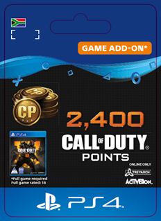 2400 CALL OF DUTY POINTS