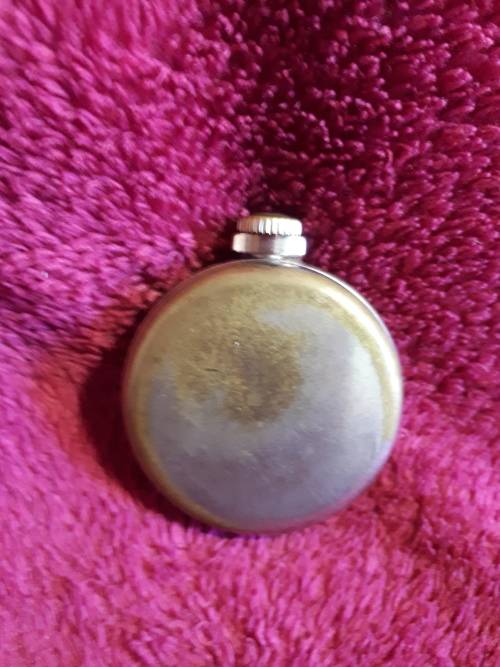 Other Clocks Circa 1950's Westclox ZOBO Pocket Watch (Working) was