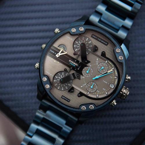 Men's Watches - DIESEL DZ7414 GENTS XXL BIG DADDY 57mm BLUE STEEL 4 ...
