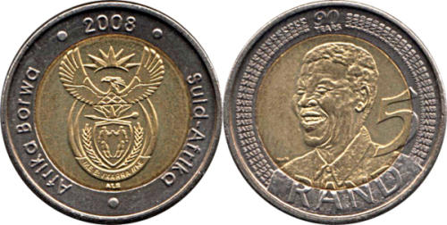 90th birthday mandela r5 coin 90th birthday mandela r5 coin