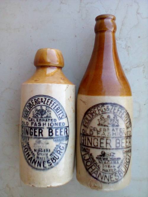 Bottles - Antique Ginger beer bottles was sold for R400.00 on 23 Aug at