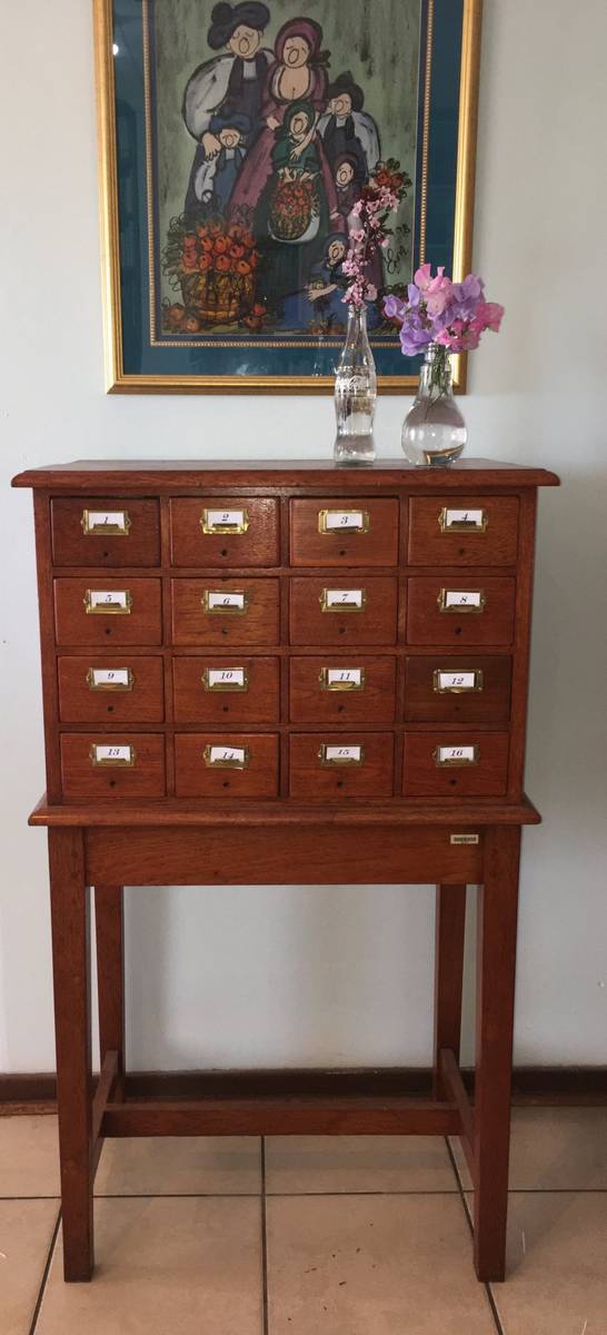 Cabinets Vintage Antique Oak Library Card Catalogue Cabinet With
