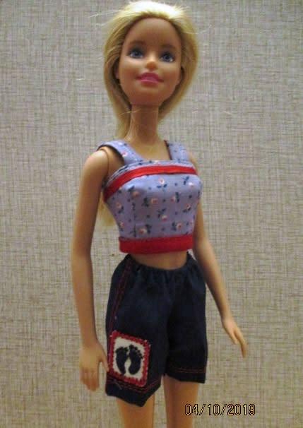 Barbie doll Clothing item Basic Navy Blue Shorts