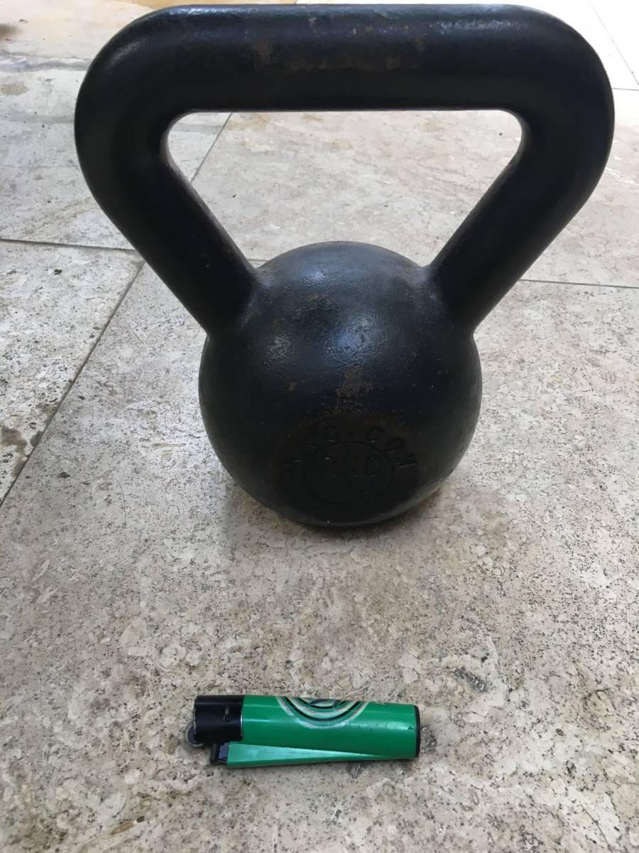 Other Metalware vintage RKC russian kettlebell 18 lbs , 8 kg was