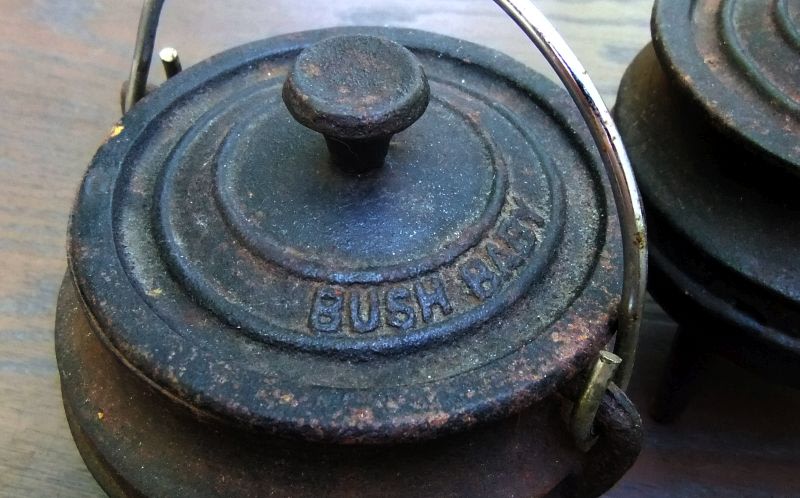 Other Metalware - SO CUTE !! TWO BUSH BABY CAST IRON MINI ...
