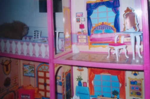 fully furnished barbie doll house