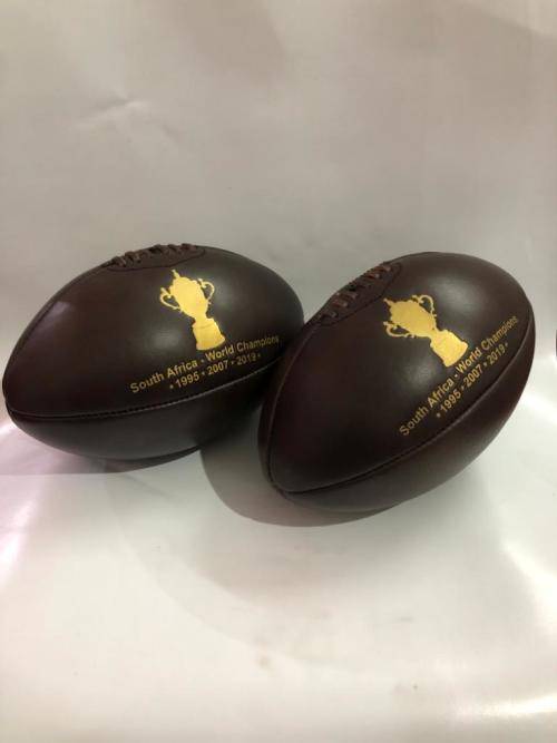 Sporting Memorabilia Limited Edition World Champions Leather Rugby