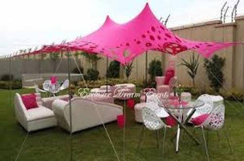 Unusual Items 4 Way Stretch Polyester Decor Tents Non