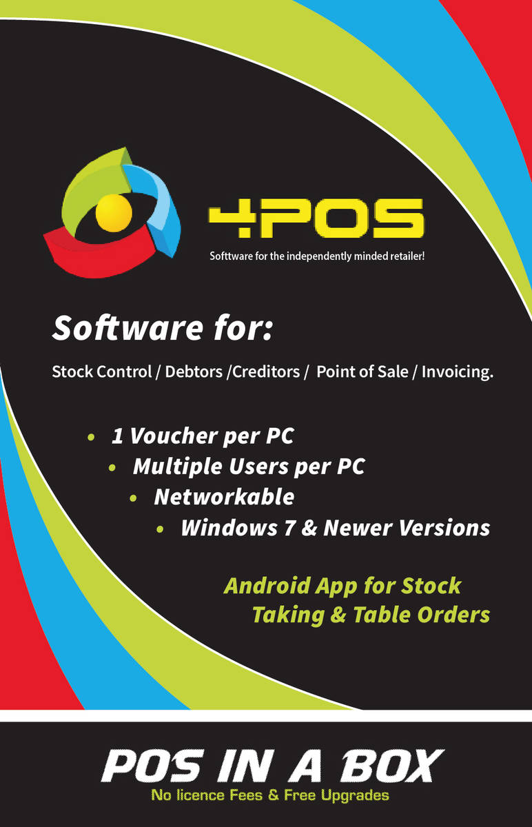 Point of Sale Equipment 4POS Point of Sale Software D was sold for R1