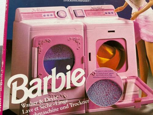 vintage barbie washer and dryer