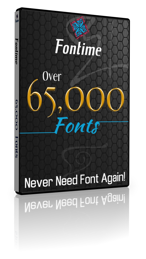 Download Graphics & Multimedia - Fontime Font Mega Pack - 65,000 Fonts! Free same Day Delivery was listed ...