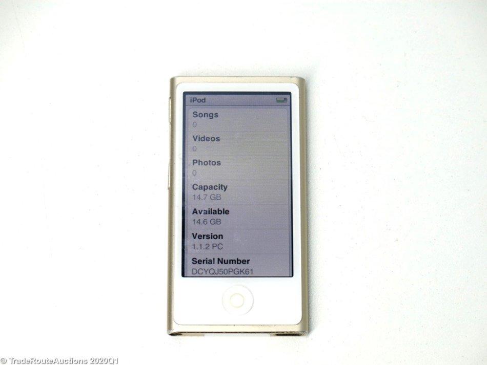 ipod nano 7 gold